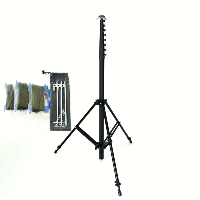 Pal d'antena de fibra de carboni