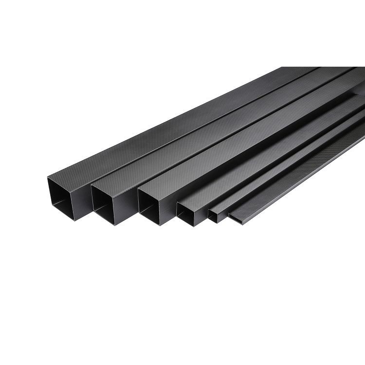 Tub quadrat de fibra de carboni