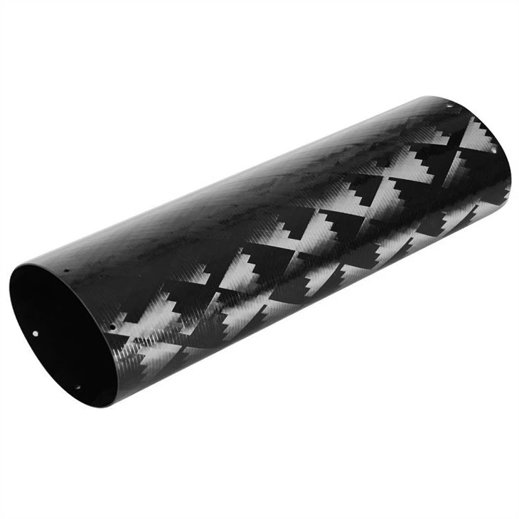 Carboni-Faser-Motorrad-Auspuffrohr
